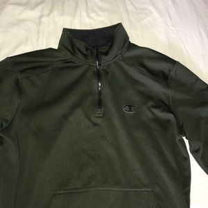 Men’s Champion zip up pullover size M